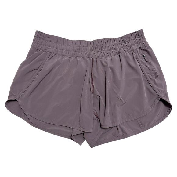 Lululemon Tracker Short V *4" Size 12 Frosted Mulberry Swiftly Running Athletic - Picture 1 of 10